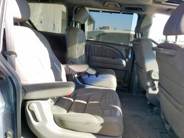 5FNRL38618B092256 - 2008 HONDA ODYSSEY EX BLUE photo 6