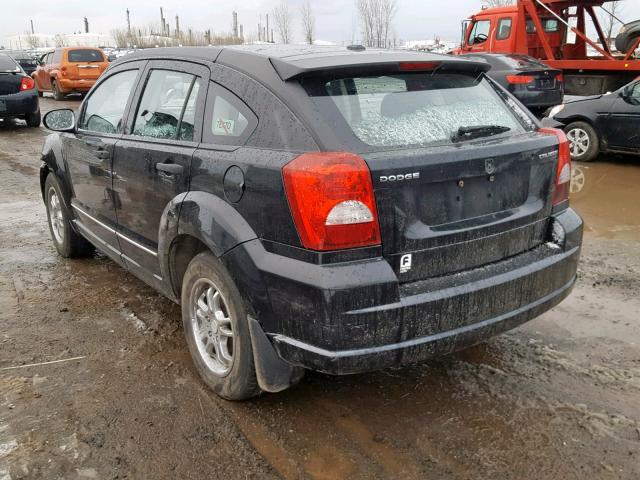 1B3CB2HA6AD552856 - 2010 DODGE CALIBER SE BLACK photo 3