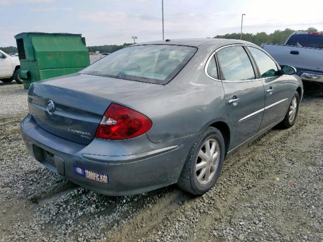 2G4WD532451246744 - 2005 BUICK LACROSSE C GRAY photo 4