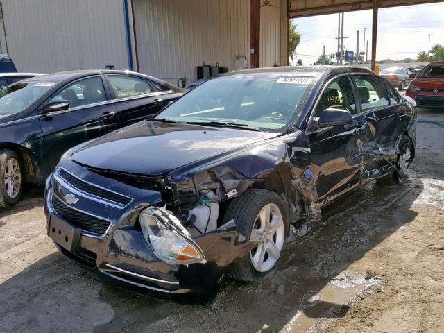 1G1ZG57B794199764 - 2009 CHEVROLET MALIBU LS BLACK photo 2