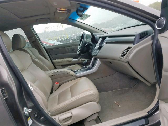 5J8TB18218A012295 - 2008 ACURA RDX BROWN photo 5