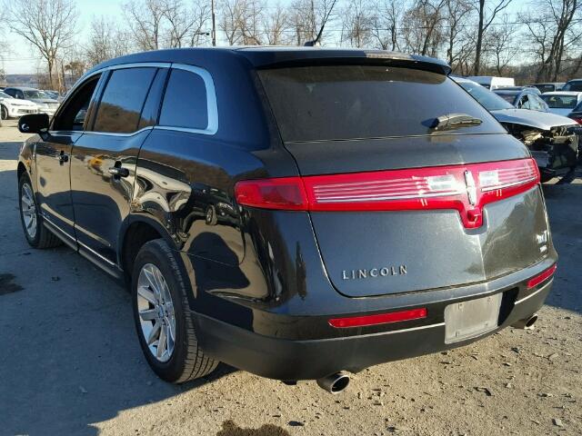 2LMHJ5NK8EBL56046 - 2014 LINCOLN MKT BLACK photo 3