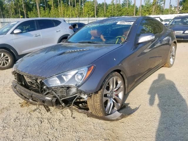 KMHHU6KJ0FU122547 - 2015 HYUNDAI GENESIS CO SILVER photo 2