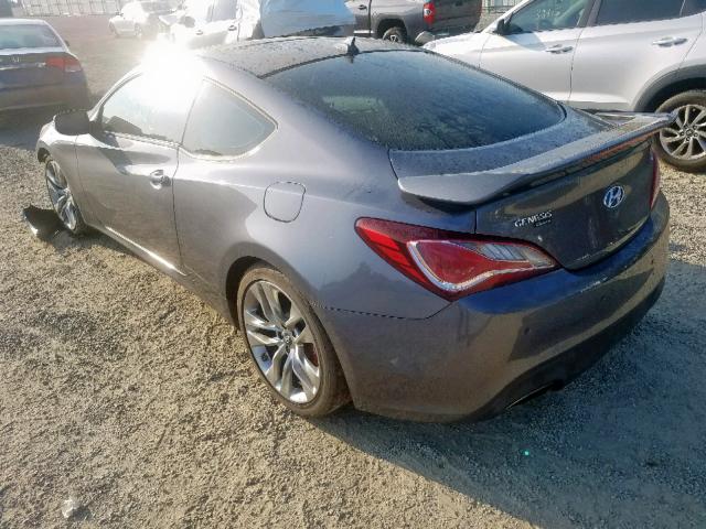 KMHHU6KJ0FU122547 - 2015 HYUNDAI GENESIS CO SILVER photo 3