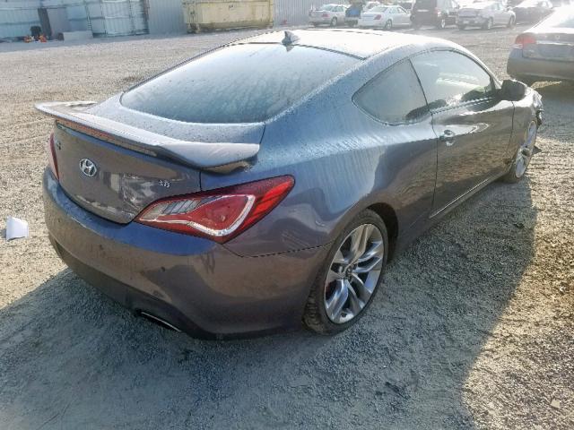 KMHHU6KJ0FU122547 - 2015 HYUNDAI GENESIS CO SILVER photo 4