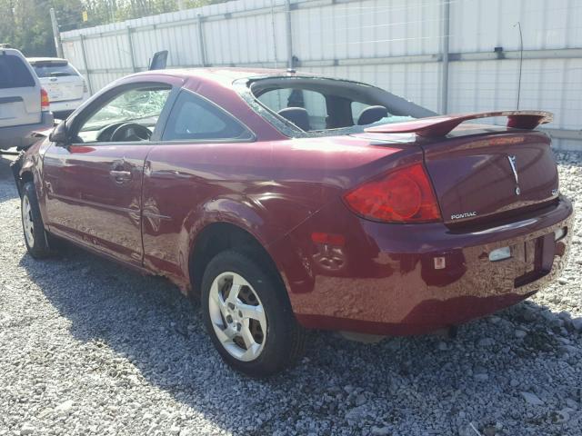 1G2AL15F087128910 - 2008 PONTIAC G5 SE MAROON photo 3