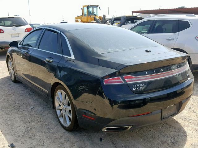 3LN6L2LU6FR618052 - 2015 LINCOLN MKZ HYBRID BLACK photo 3