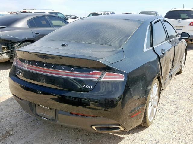 3LN6L2LU6FR618052 - 2015 LINCOLN MKZ HYBRID BLACK photo 4