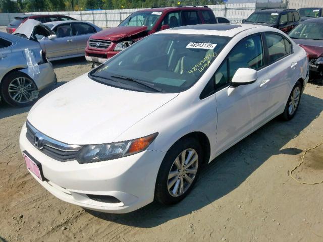 19XFB2F95CE053326 - 2012 HONDA CIVIC EXL 白色 照片 2