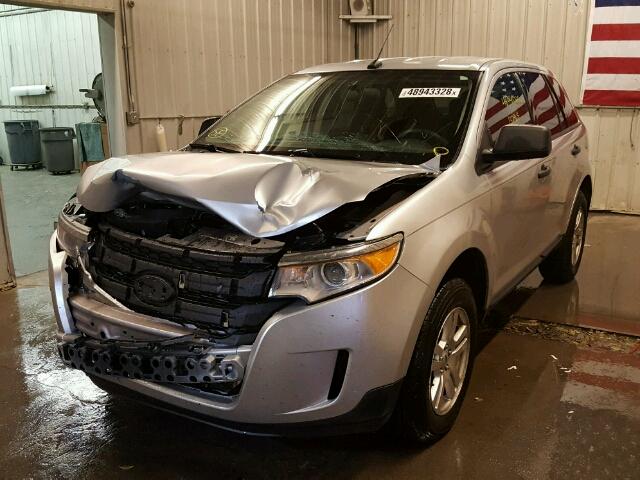 2FMDK3GC8BBA34486 - 2011 FORD EDGE SE SILVER photo 2