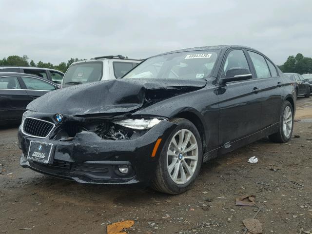 WBA8A3C54JA494994 - 2018 BMW 320 XI BLACK photo 2