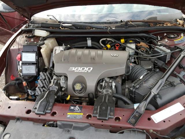 2G1WX15K629209606 - 2002 CHEVROLET MONTE CARL MAROON photo 7