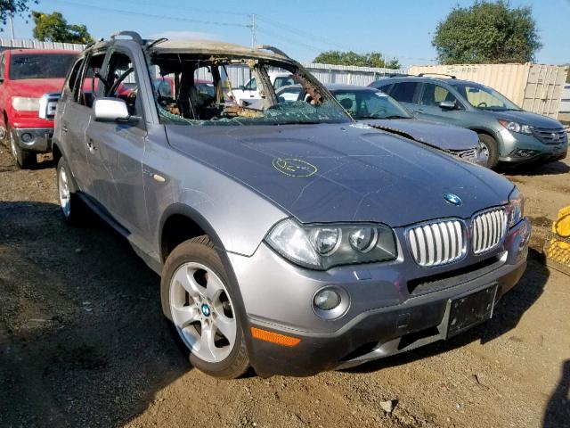 WBXPC93408WJ20529 - 2008 BMW X3 3.0SI SILVER photo 1