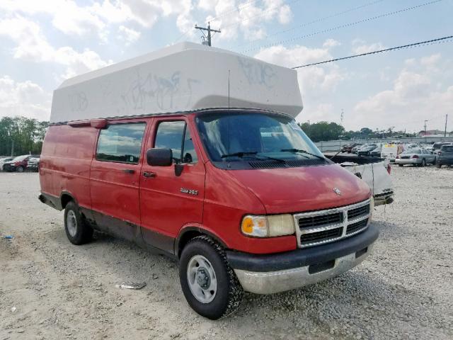 2B7HB21Y0RK149677 - 1994 DODGE RAM VAN B2 RED photo 1