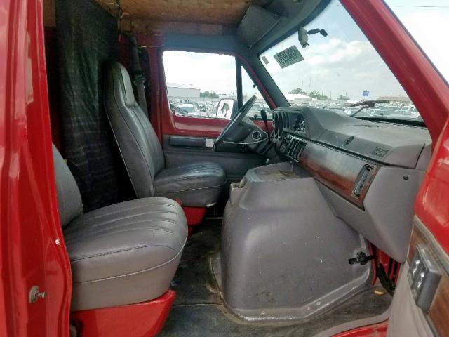 2B7HB21Y0RK149677 - 1994 DODGE RAM VAN B2 RED photo 5