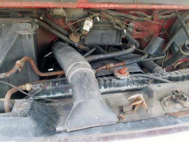 2B7HB21Y0RK149677 - 1994 DODGE RAM VAN B2 RED photo 7