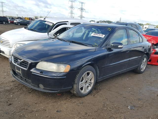 YV1RS592572604395 - 2007 VOLVO S60 2.5T BLACK photo 2