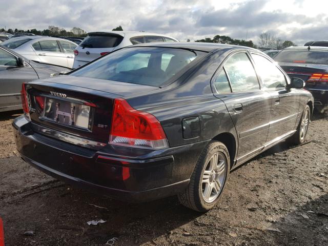 YV1RS592572604395 - 2007 VOLVO S60 2.5T BLACK photo 4