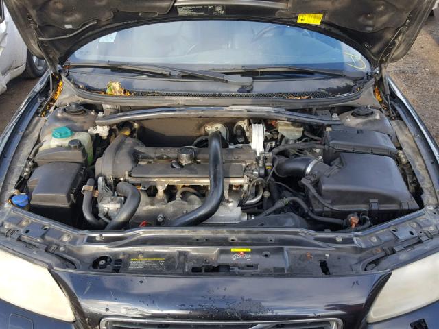 YV1RS592572604395 - 2007 VOLVO S60 2.5T BLACK photo 7