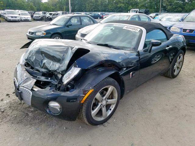 1G2MB35B97Y108592 - 2007 PONTIAC SOLSTICE BLACK photo 2