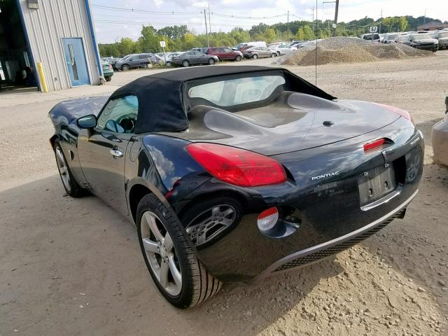 1G2MB35B97Y108592 - 2007 PONTIAC SOLSTICE BLACK photo 3