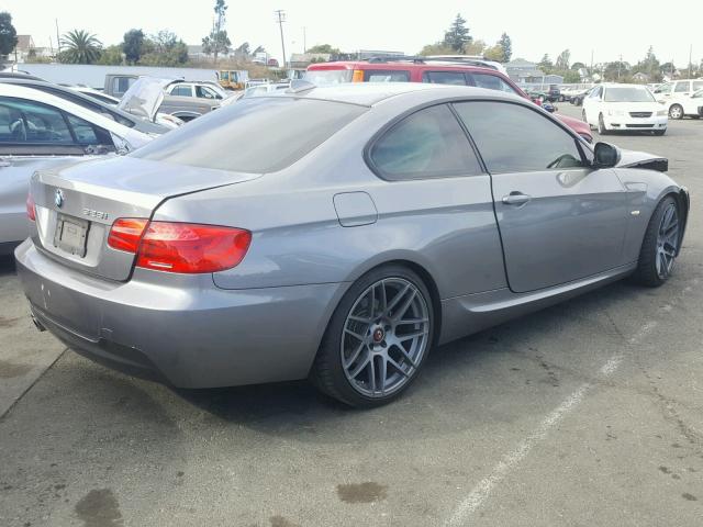 WBAKE5C5XDJ106984 - 2013 BMW 328 I SULE GRAY photo 4