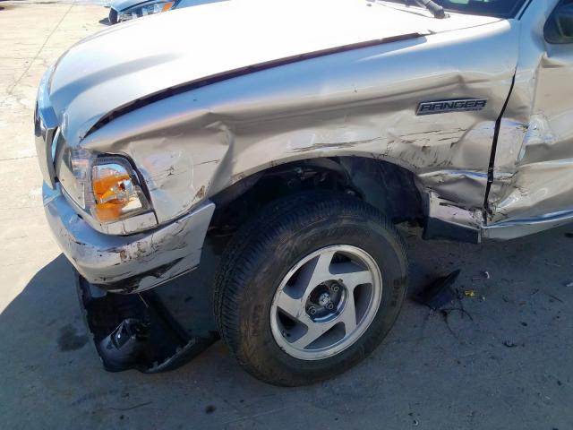 1FTKR4EE5BPA74065 - 2011 FORD RANGER SUP SILVER photo 10