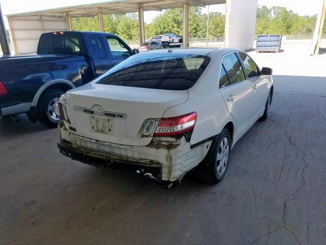 4T1BF3EK4BU687820 - 2011 TOYOTA CAMRY BASE WHITE photo 4