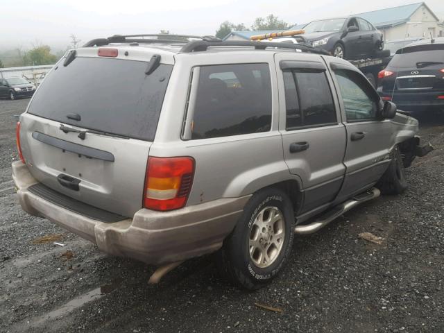 1J4GX48S71C735513 - 2001 JEEP GRAND CHER SILVER photo 4