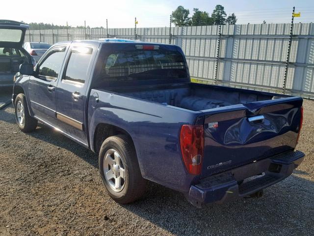 1GCDSCF91C8157562 - 2012 CHEVROLET COLORADO L BLUE photo 3