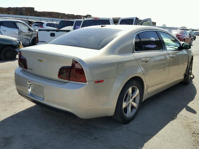 1G1ZB5EB6AF127092 - 2010 CHEVROLET MALIBU LS TAN photo 4