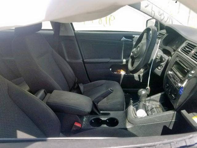 3VW1K7AJ0EM443023 - 2014 VOLKSWAGEN JETTA BASE 灰色 照片 5