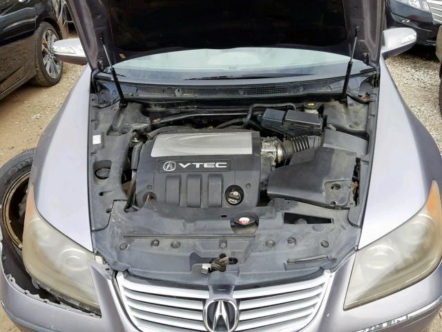 JH4KB16536C012368 - 2006 ACURA RL GRAY photo 7