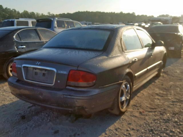 KMHWF25S82A590827 - 2002 HYUNDAI SONATA GL GRAY photo 4