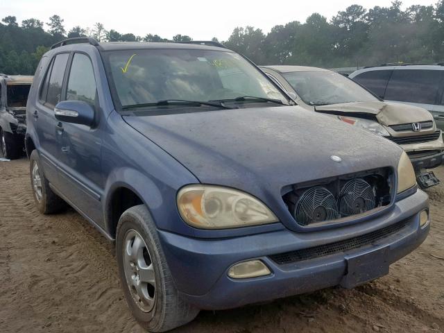 4JGAB57E15A536188 - 2005 MERCEDES-BENZ ML 350 BLUE photo 1