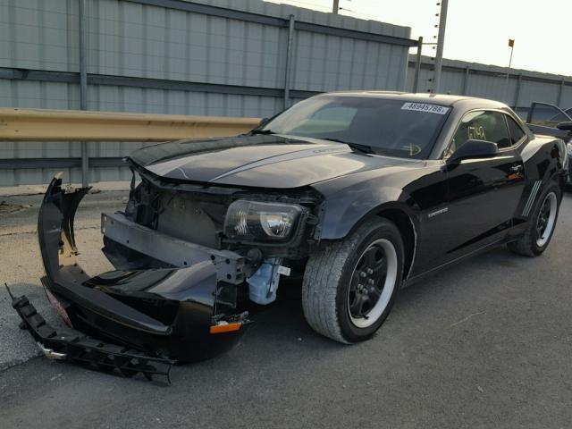 2G1FA1E30C9135370 - 2012 CHEVROLET CAMARO LS BLACK photo 2