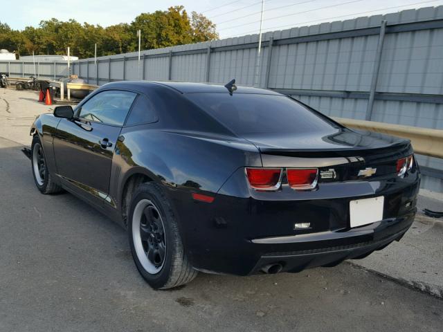 2G1FA1E30C9135370 - 2012 CHEVROLET CAMARO LS BLACK photo 3