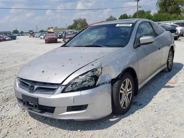 1HGCM72626A021142 - 2006 HONDA ACCORD EX SILVER photo 2