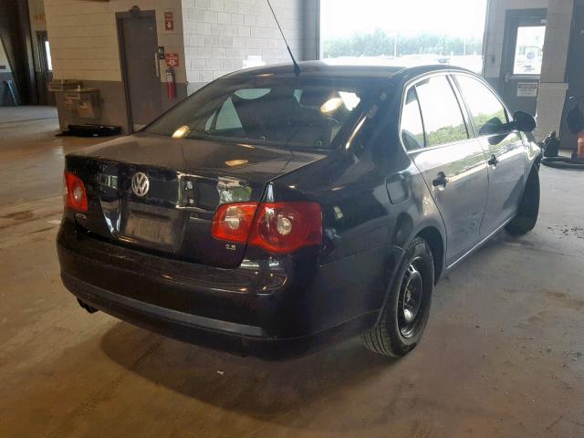 3VWEF81K77M180195 - 2007 VOLKSWAGEN JETTA WOLF BLACK photo 4