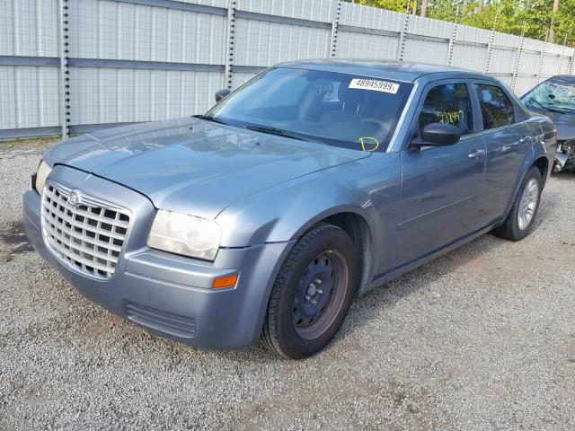 2C3LA43R86H413577 - 2006 CHRYSLER 300 BLUE photo 2