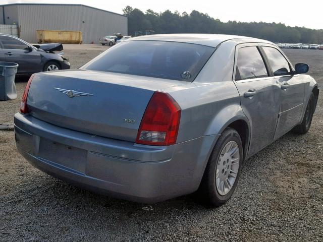 2C3LA43R86H413577 - 2006 CHRYSLER 300 BLUE photo 4