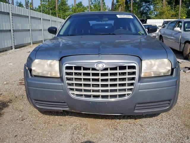 2C3LA43R86H413577 - 2006 CHRYSLER 300 BLUE photo 9