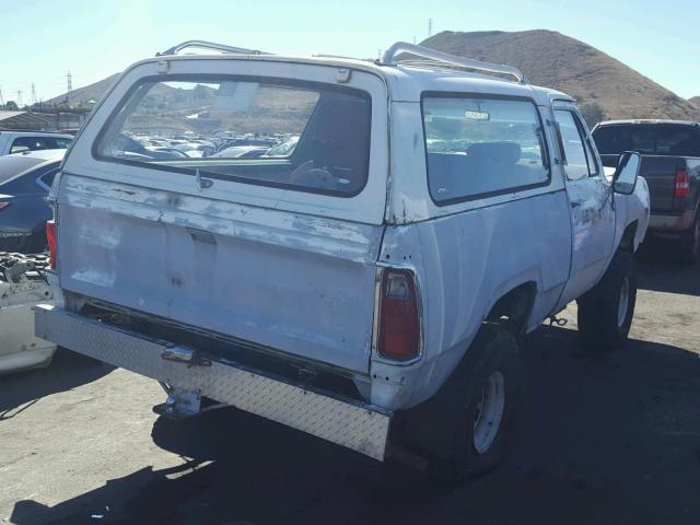A10BE5X128334 - 1975 DODGE RAMCHARGER GRAY photo 4