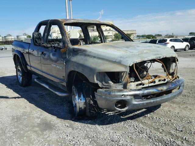 3D7KU28C64G209337 - 2004 DODGE RAM 2500 S შავი ფოტო 1