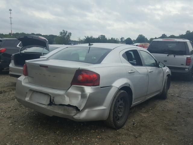 1B3BD4FBXBN583536 - 2011 DODGE AVENGER EX SILVER photo 4