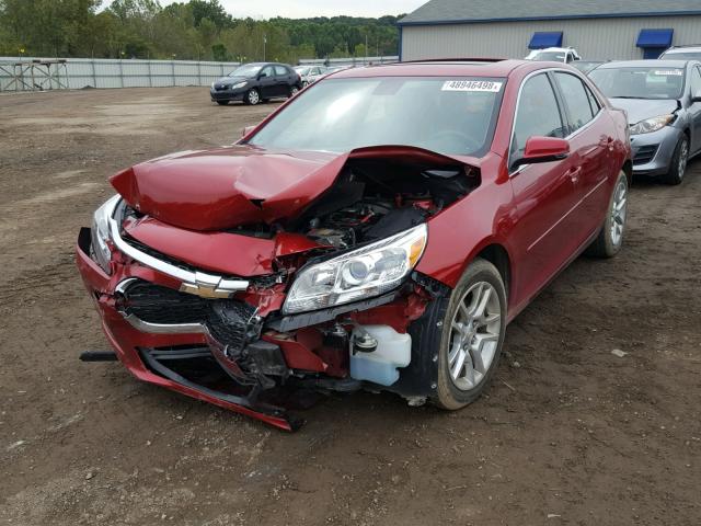1G11C5SL4EF223445 - 2014 CHEVROLET MALIBU 1LT RED photo 2