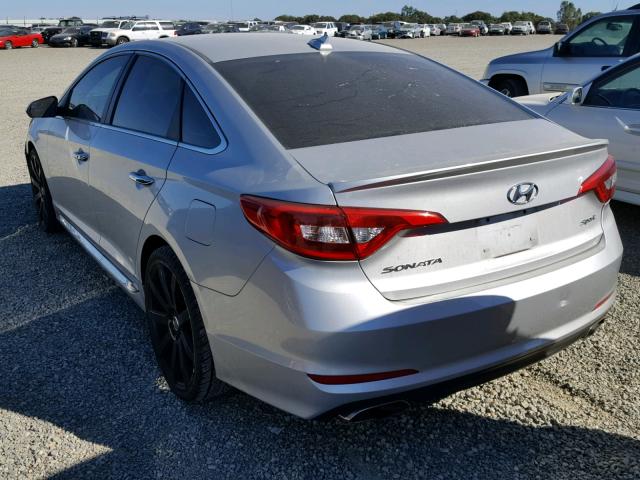 5NPE34AF5GH431891 - 2016 HYUNDAI SONATA SPO SILVER photo 3