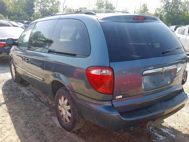 2A4GP54L46R828217 - 2006 CHRYSLER TOWN & COU BLUE photo 3