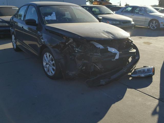 3VW2K7AJ1DM413502 - 2013 VOLKSWAGEN JETTA BASE შავი ფოტო 1