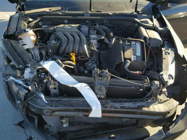 3VW2K7AJ1DM413502 - 2013 VOLKSWAGEN JETTA BASE შავი ფოტო 7